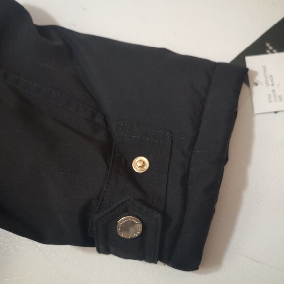 NWT Gallery NY Ladies Size Large Black Faux Fur Trimmed Removable Hood Parka - Picture 13 of 16